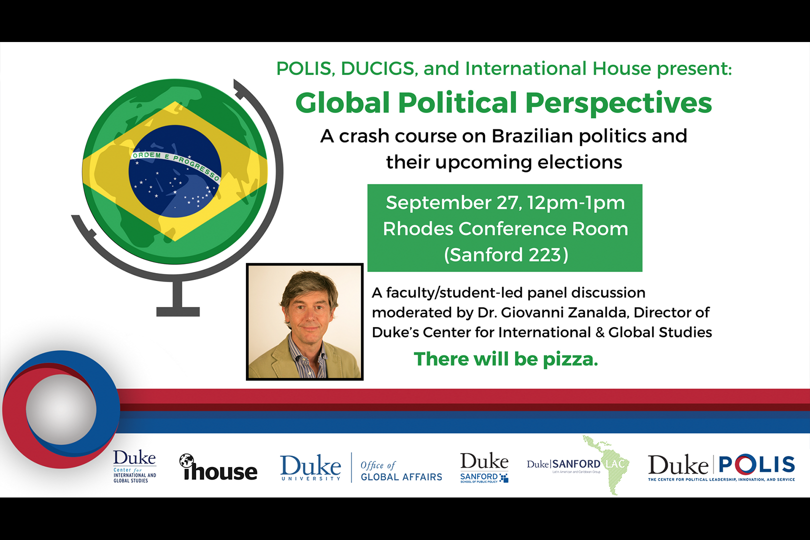 Brazilian Politics event poster